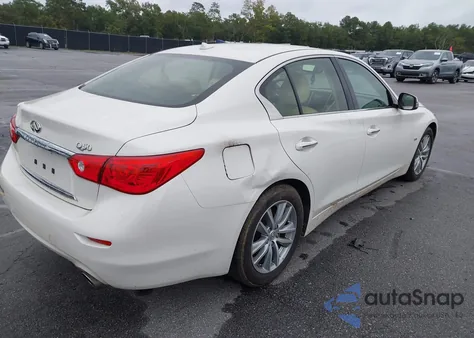 2016 Infiniti Q50 3.0T Premium from USA, damaged, VIN JN1EV7AP1GM300311